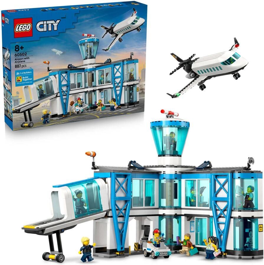Lego City Luchthaven met Vliegtuig 60502