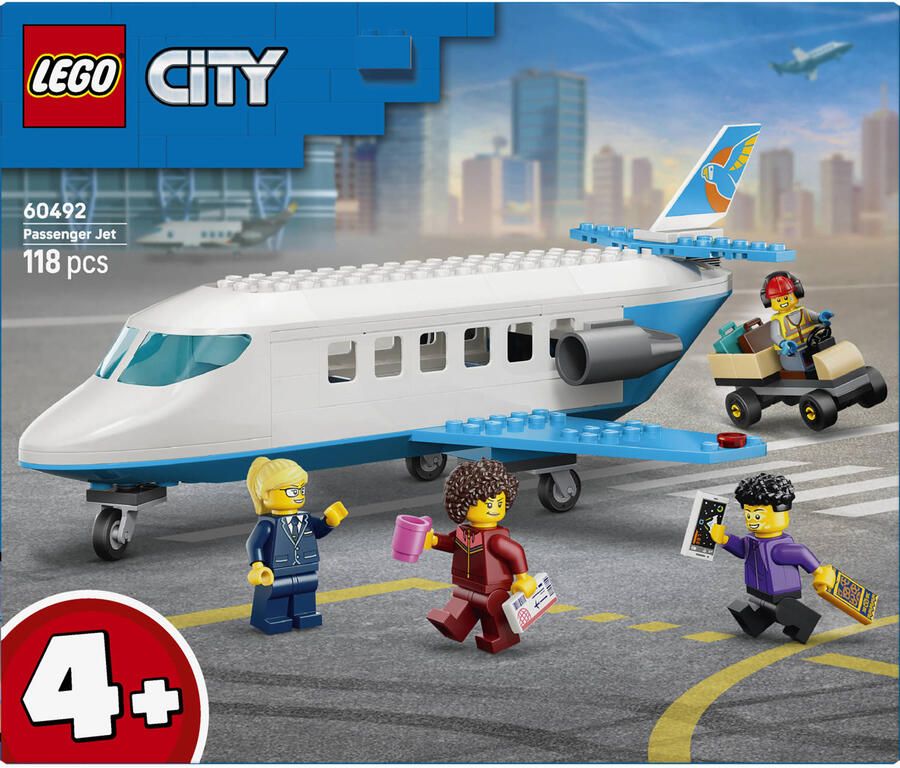 Lego City Passagierstoestel 60492 - Foto 5