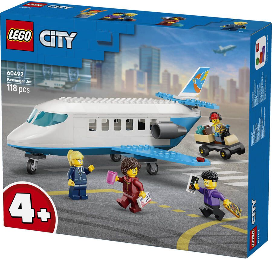 Lego City Passagierstoestel 60492 - Foto 4
