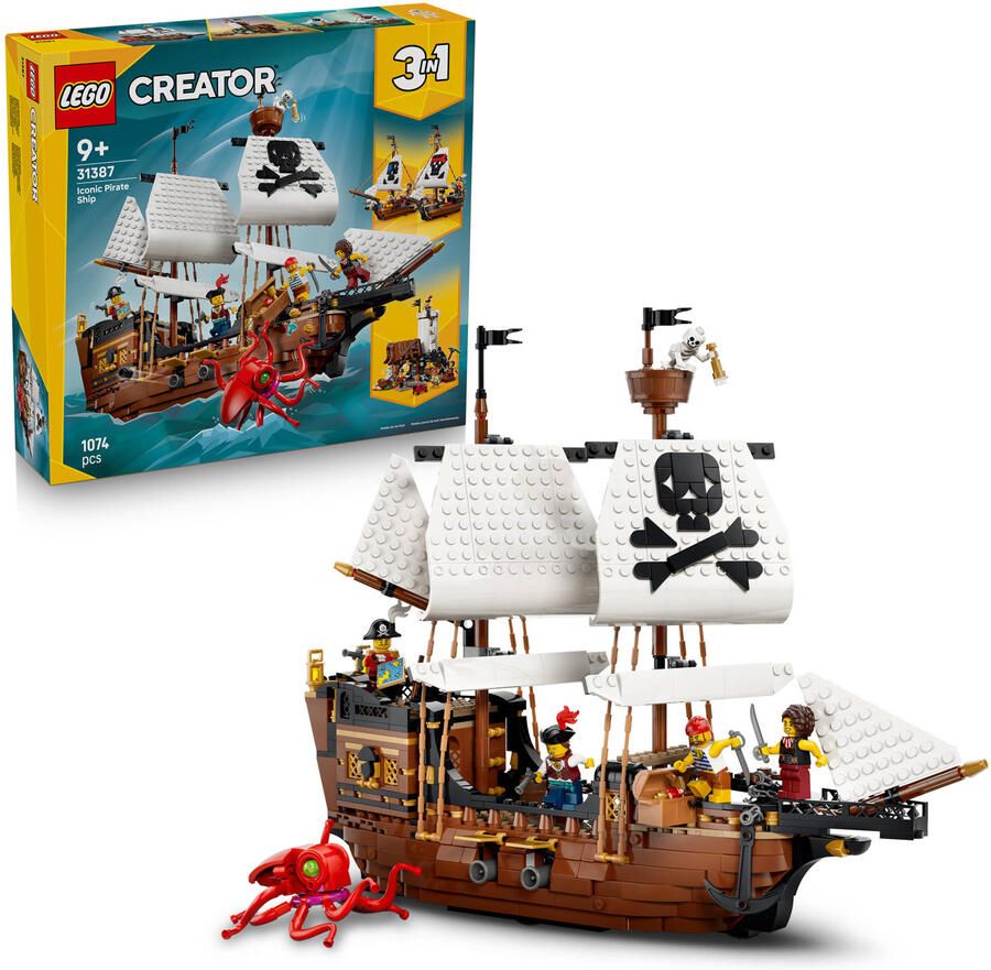 Lego Creator 3-in-1 Klassiek Piratenschip 31387 - Foto 3