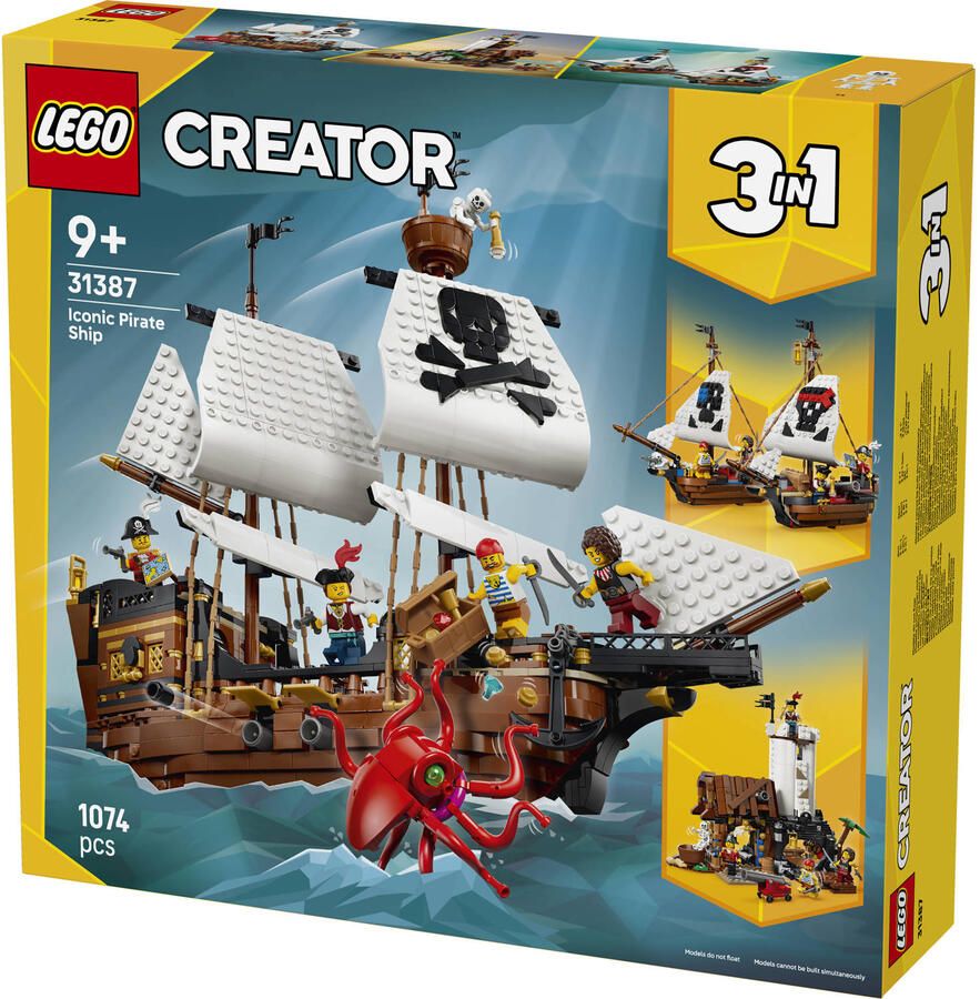 Lego Creator 3-in-1 Klassiek Piratenschip 31387 - Foto 5