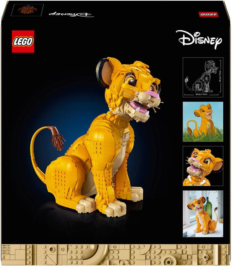LEGO Disney Jonge Simba de Leeuwenkoning Decoratie Bouwpakket voor Volwassenen 43247 - Foto 3