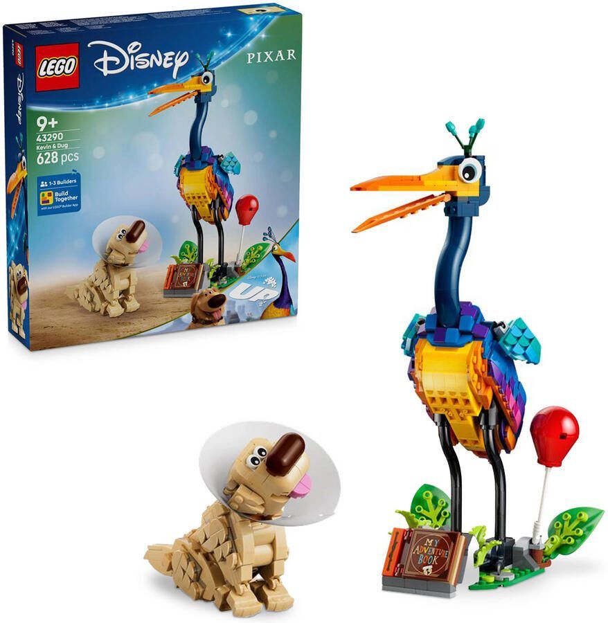 LEGO Disney Kevin en Dug Bouwbaar Speelgoed voor Kinderen 43290