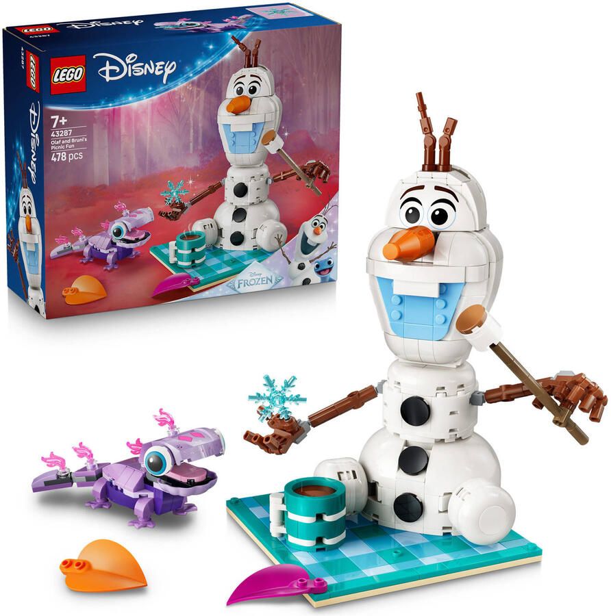 LEGO Disney Olaf en Bruni's Picknickplezier Bouwpakket 43287