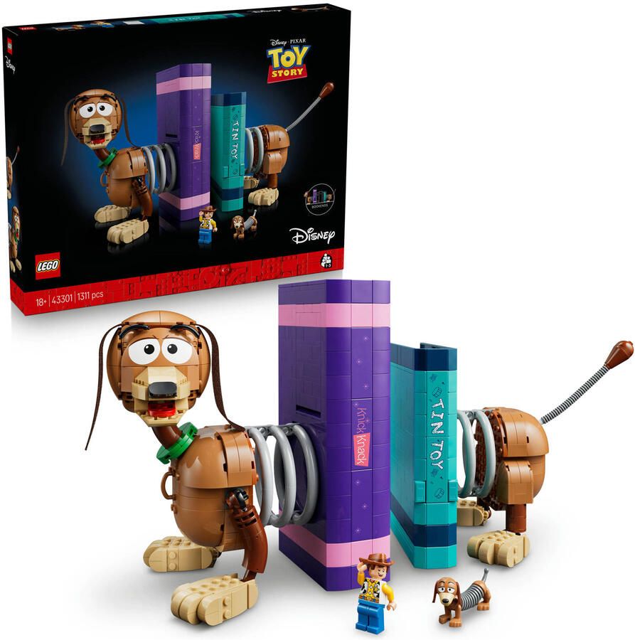 LEGO Disney Pixar Toy Story Slinky Hond Boekensteunen Bouwpakket 43301