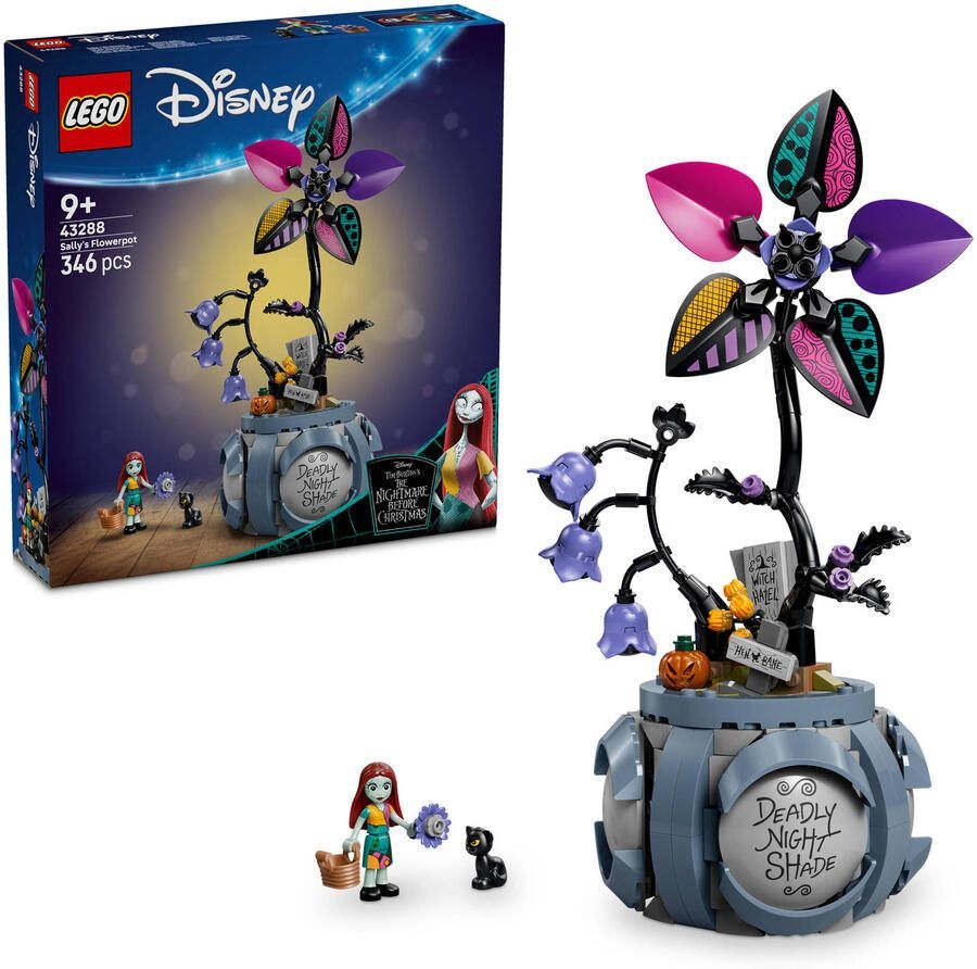 LEGO Disney Sally's Bloempot Bouwbaar Speelgoed 43288