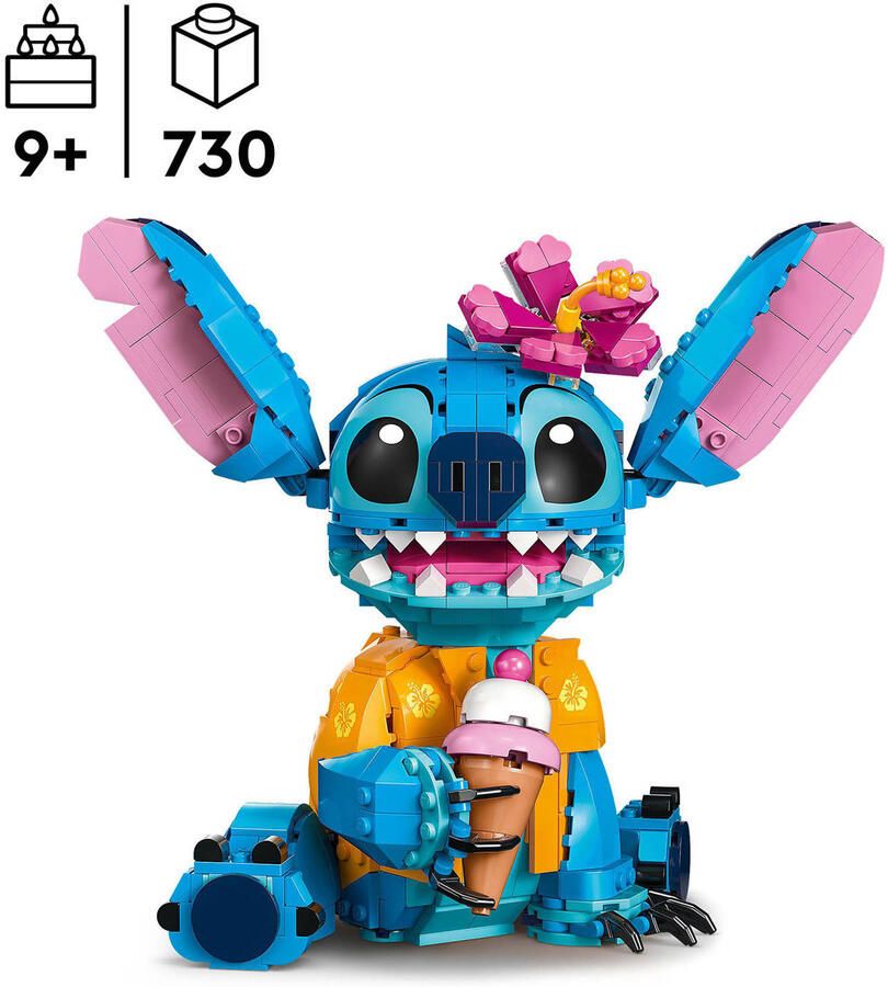 LEGO Disney Stitch Bouwbaar Speelgoed en Kinderkamer Decoratie van de Disney Film 43249 - Foto 4