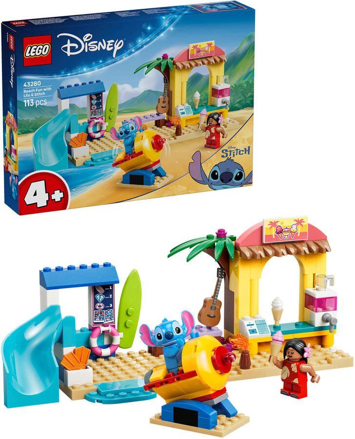 LEGO Disney 43280 plezier op het strand met Lilo en Stitch