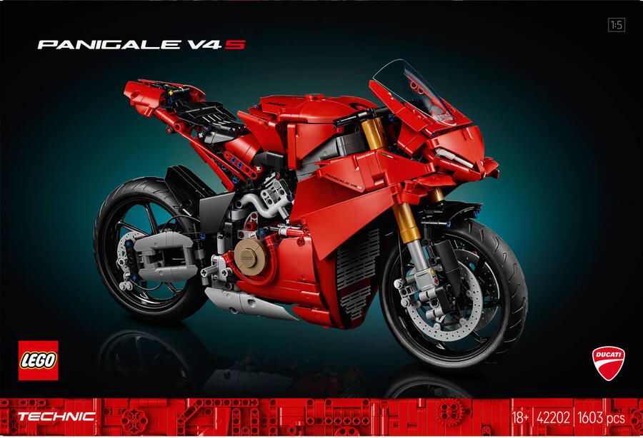 Lego Technic Ducati Panigale V4 S motor 42202 - Foto 4
