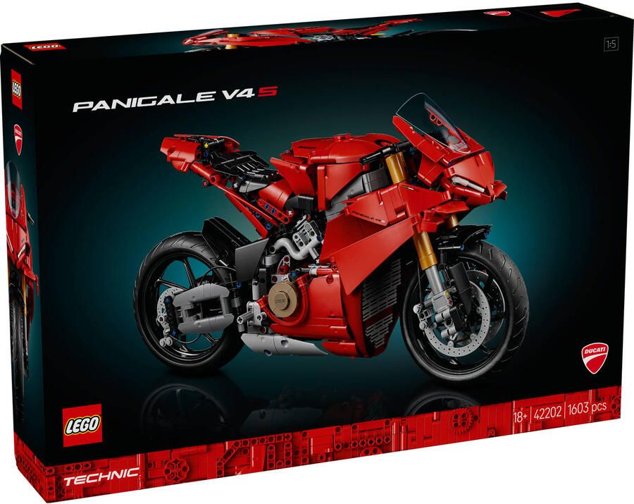 Lego Technic Ducati Panigale V4 S motor 42202 - Foto 3