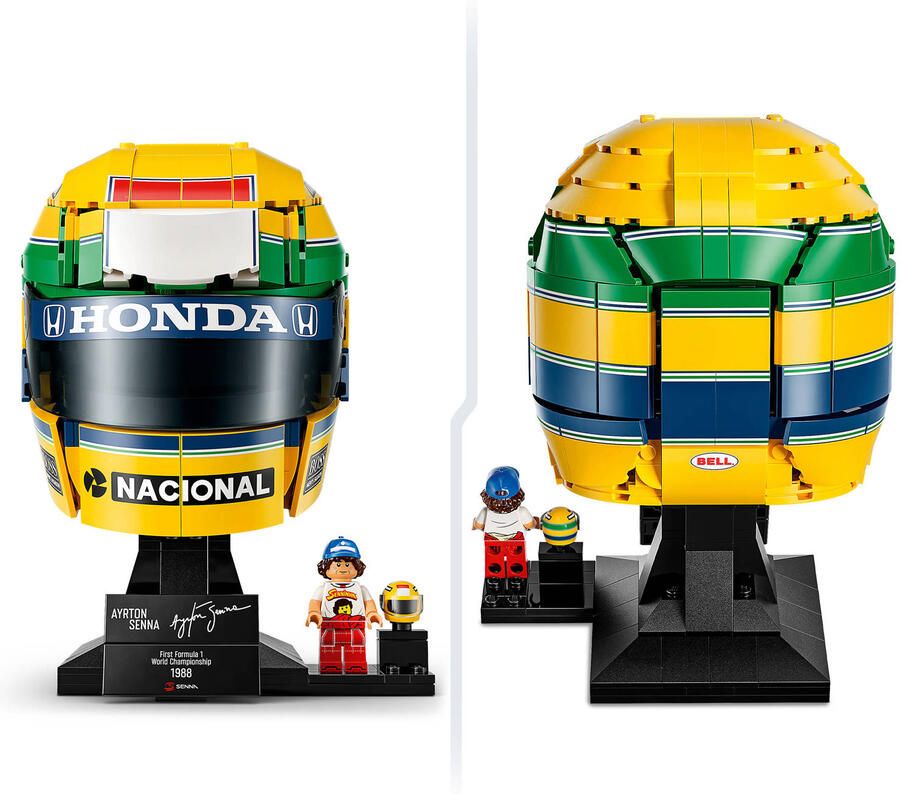 LEGO Editions Formula 1 Helm van Ayrton Senna F1 Auto Helm Bouwpakket 43024 - Foto 4