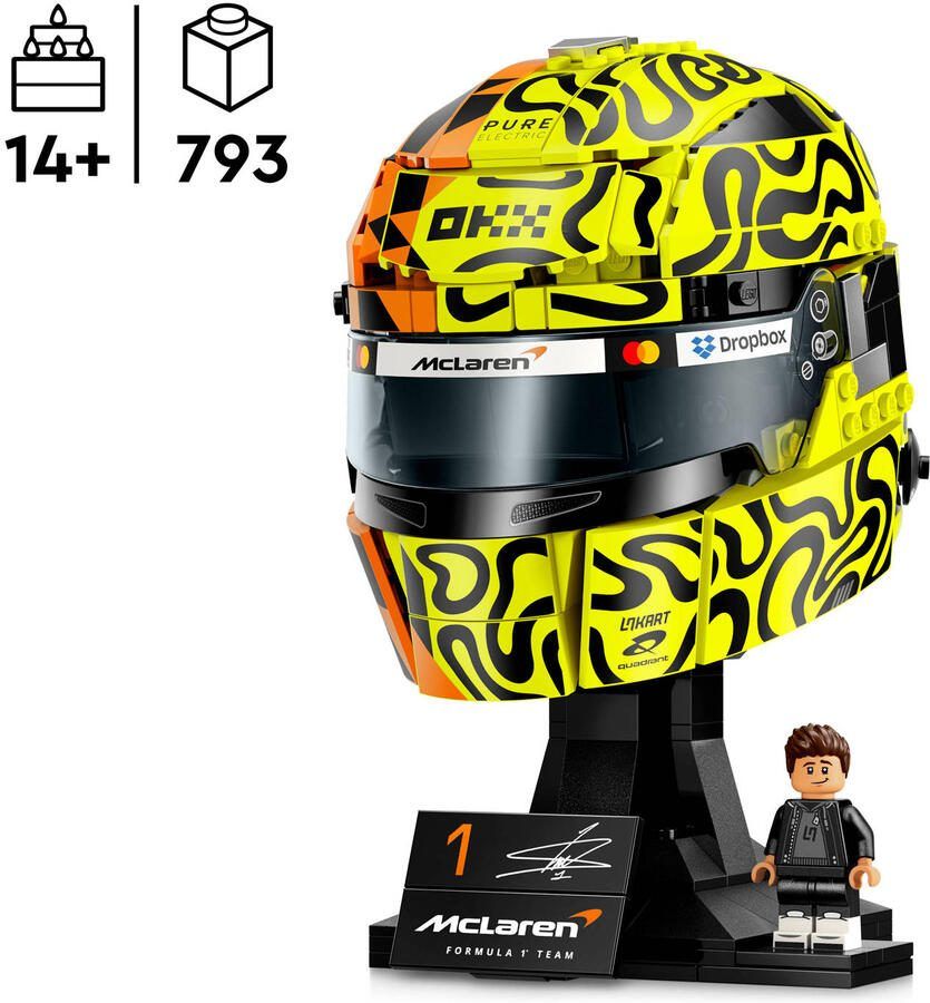 LEGO Editions Formula 1 McLaren Mastercard F1 Team Helm van Lando Norris Set 43023 - Foto 4