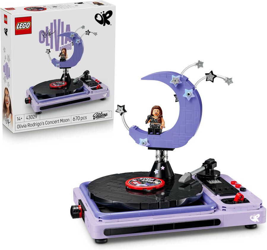 LEGO Editions Music Olivia Rodrigo's Concertmaan Bouwpakket voor Kinderen en Tieners 43029