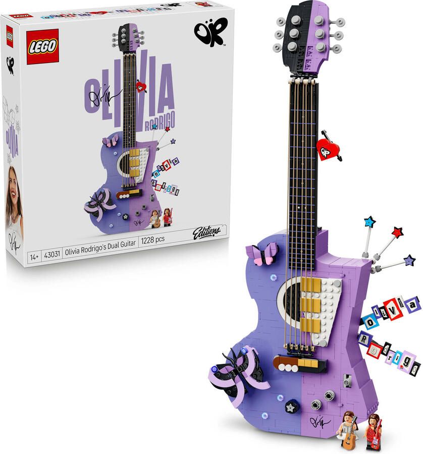 LEGO Editions Music Olivia Rodrigo's Dubbele Gitaar Speelgoed 43031