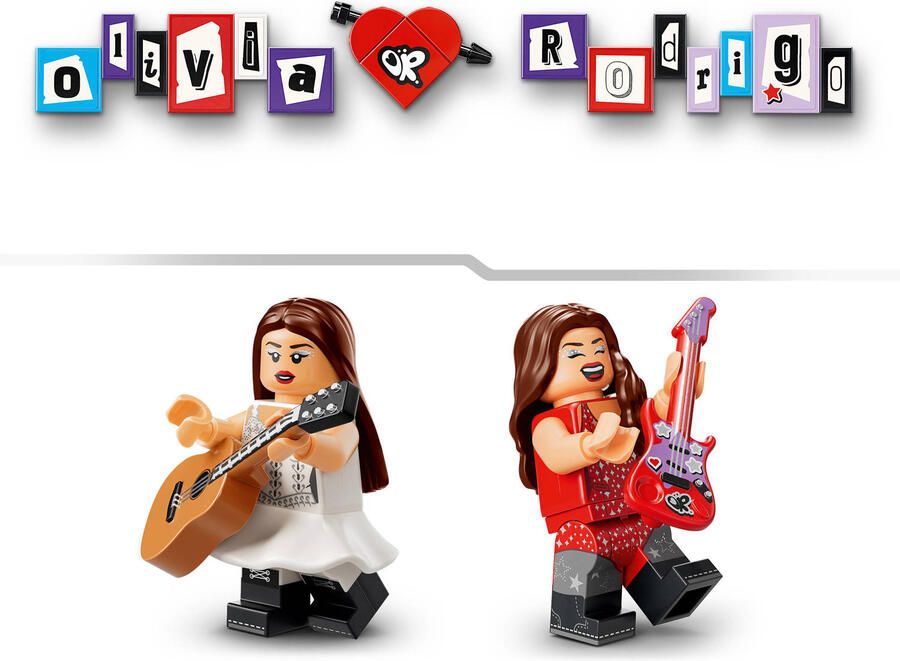 LEGO Editions Music Olivia Rodrigo's Dubbele Gitaar Speelgoed 43031 - Foto 3