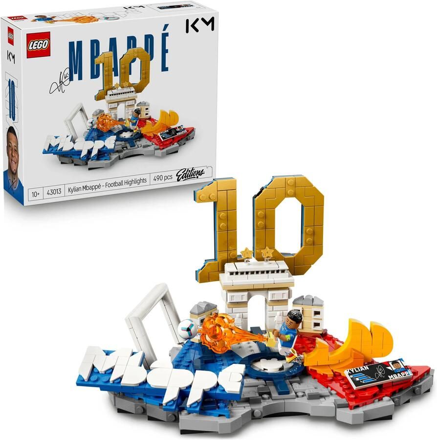 LEGO Editions Sports Kylian Mbappé – Voetbalhoogtepunten Voetbal Set 43013