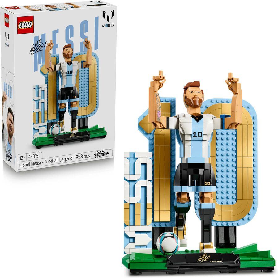 LEGO Editions Sports Lionel Messi – Voetballegende Voetbal Set 43015 - Foto 3