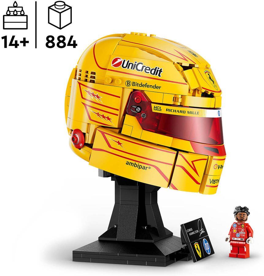 LEGO Editions Vehicles Scuderia Ferrari HP Helm van Lewis Hamilton Set 43022 - Foto 2