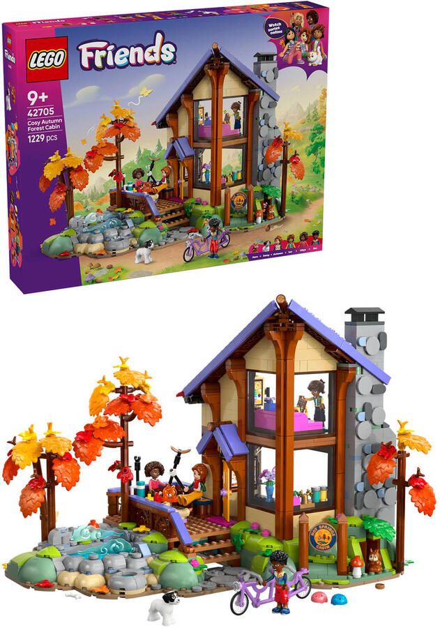 Lego Friends Gezellige Boshut in de Herfst 42705 - Foto 3