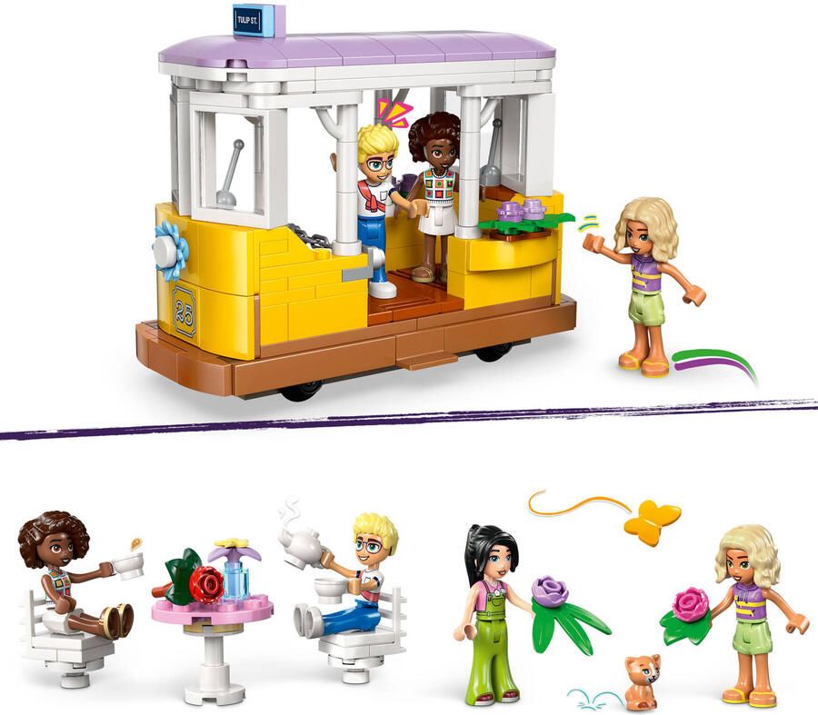 LEGO Friends Plantencafé en Bloemenwinkel Bouwset 42671 - Foto 4