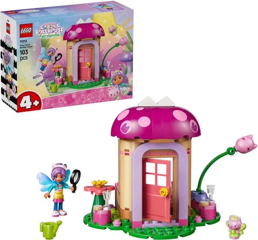 LEGO Gabyy's Dollhouse 11212 Kitty Fee's tuinhuisje