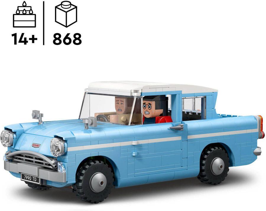 LEGO Harry Potter Betoverde Vliegende Ford Anglia Auto Speelgoed 76470 - Foto 4