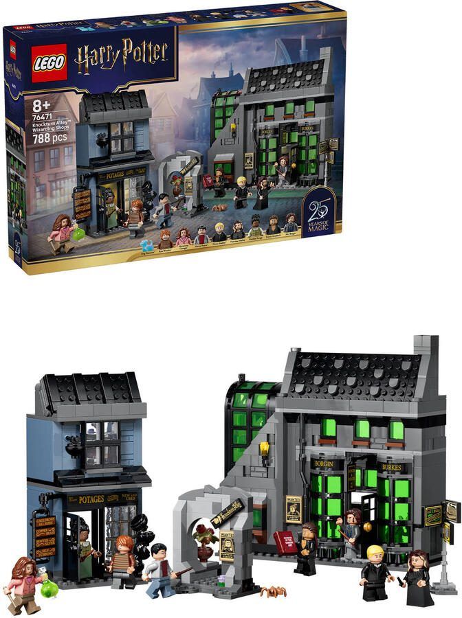 Lego Harry Potter Verdonkeremaansteeg Tovenaarswinkels 76471 - Foto 3