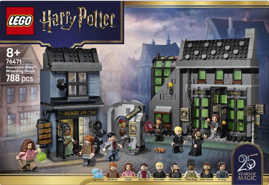 Lego Harry Potter Verdonkeremaansteeg Tovenaarswinkels 76471 - Foto 5