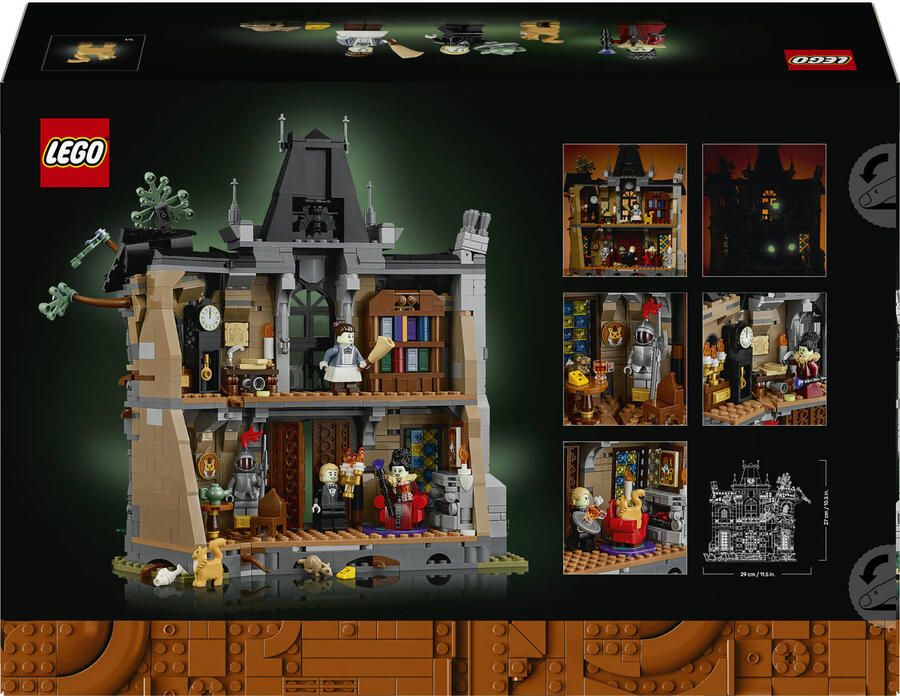 LEGO Icons Burgemeestershuis Griezelig Landhuis Bouwpakket 11383 - Foto 5