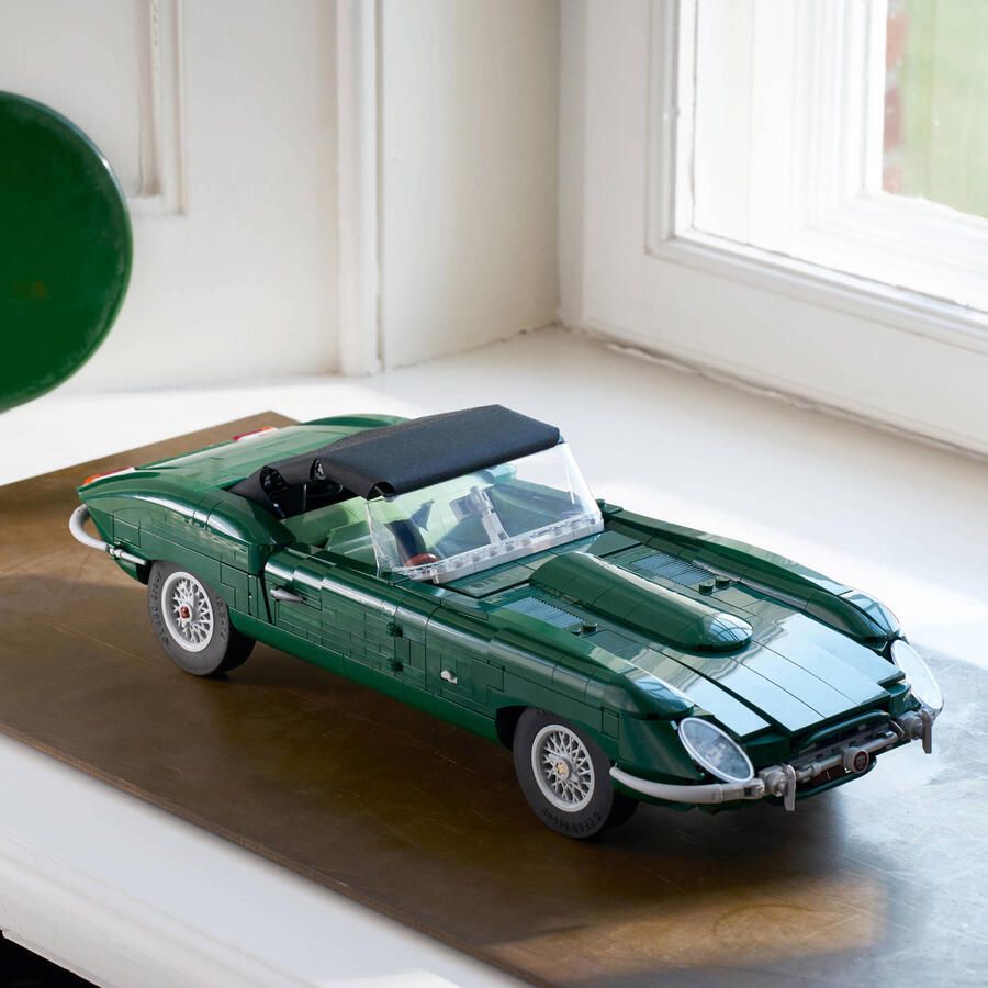 LEGO Icons Jaguar E-Type Klassieke Sportwagen Auto Bouwpakket 11381 - Foto 4