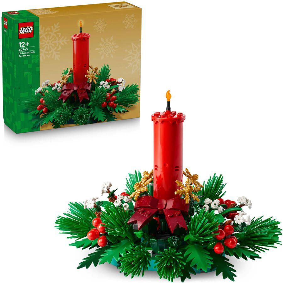 LEGO Icons Kersttafeldecoratie 40743