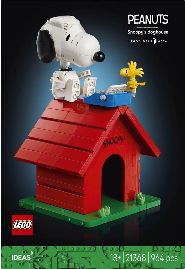 Lego Ideas Peanuts: Snoopy's Hondenhok 21368 - Foto 3