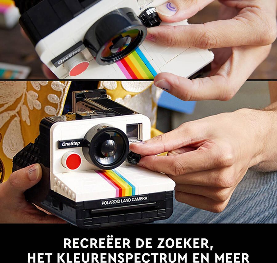 LEGO IDEAS Polaroid OneStep SX-70 camera Vintage Bouwpakket voor Volwassenen 21345 - Foto 2