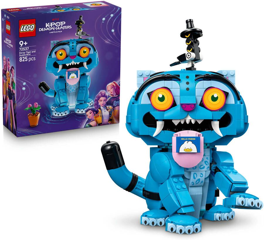 LEGO KPop Demon Hunters Derpy Tiger en Sussie Bird Dieren Speelgoed 72537