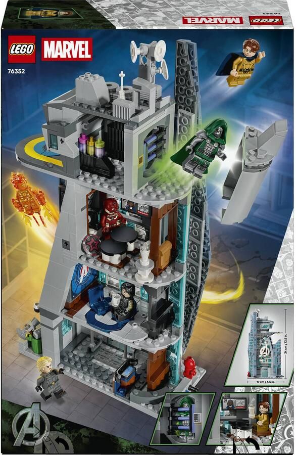 Lego Marvel Avengers: Doomsday nieuwe Avengers toren 76352 - Foto 5