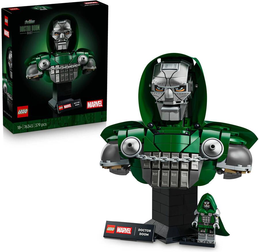 LEGO Marvel Doctor Doom Buste Bouwpakket 76345