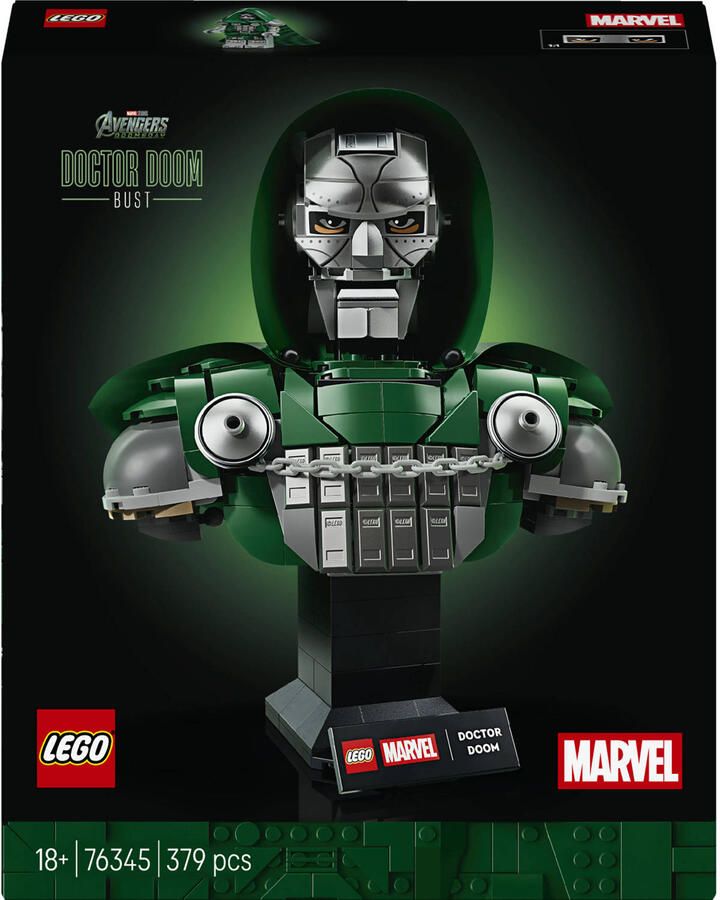 LEGO Marvel Doctor Doom Buste Bouwpakket 76345 - Foto 4