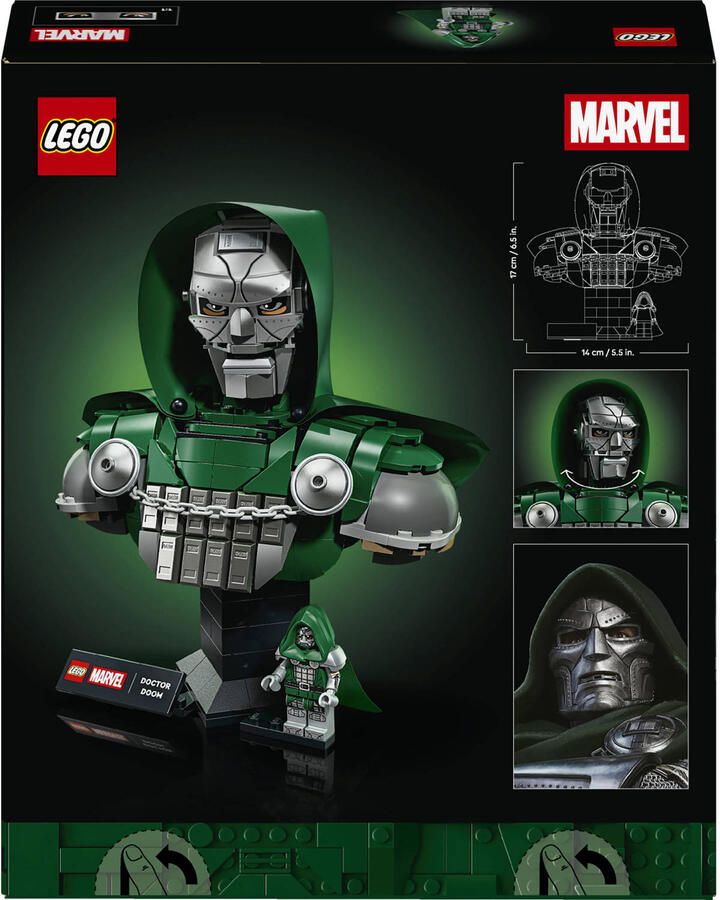 LEGO Marvel Doctor Doom Buste Bouwpakket 76345 - Foto 5