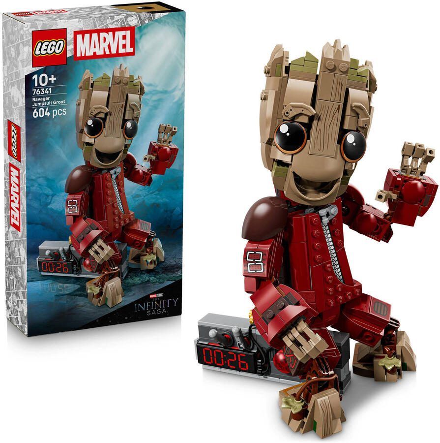 LEGO Marvel Groot in Ravager Jumpsuit Bouwbaar Speelgoed 76341 - Foto 2