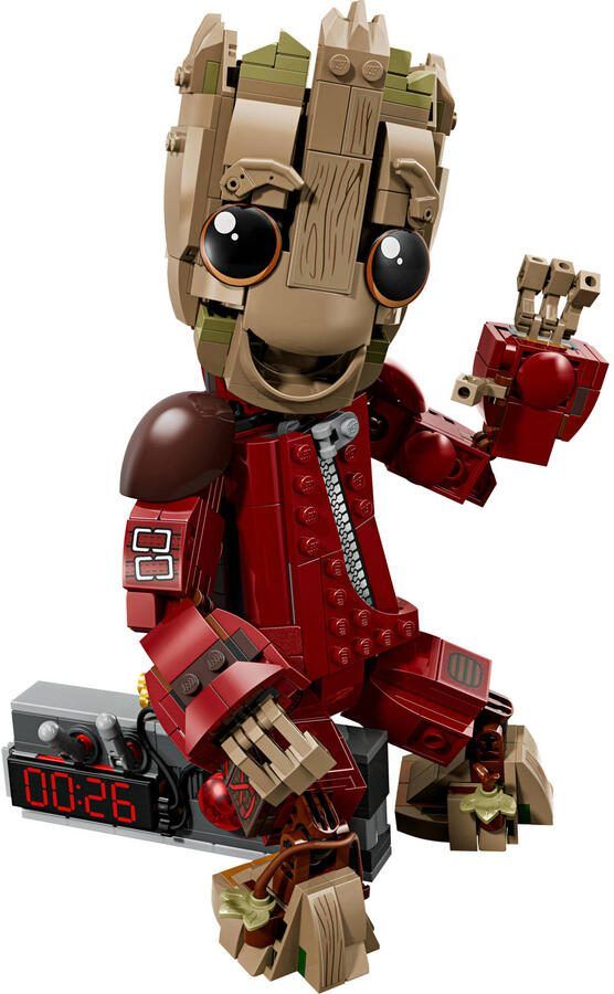 LEGO Marvel Groot in Ravager Jumpsuit Bouwbaar Speelgoed 76341 - Foto 4