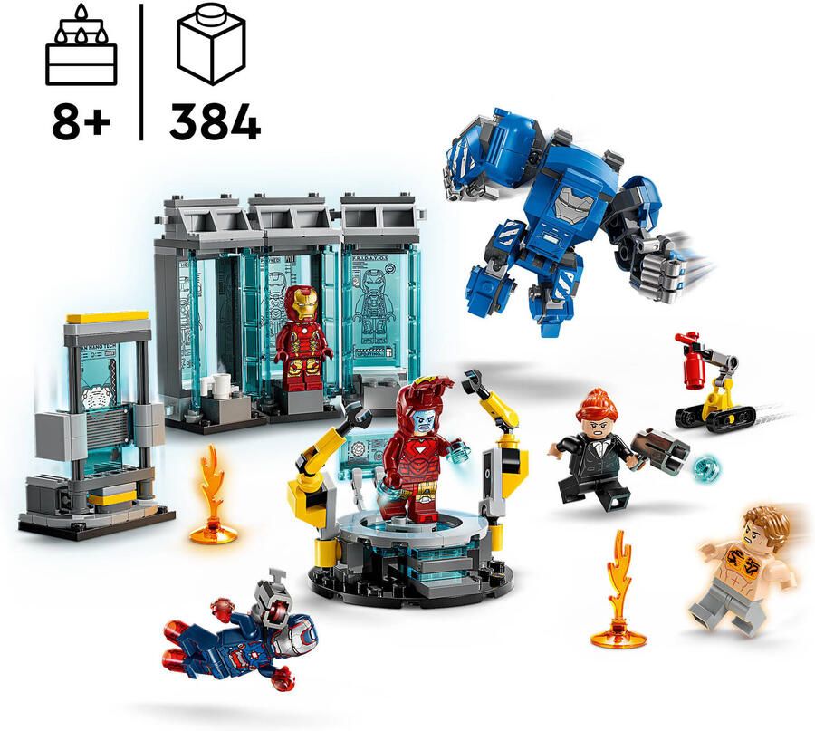 LEGO Marvel Iron Mans Laboratorium: Harnasruimte Set 76315