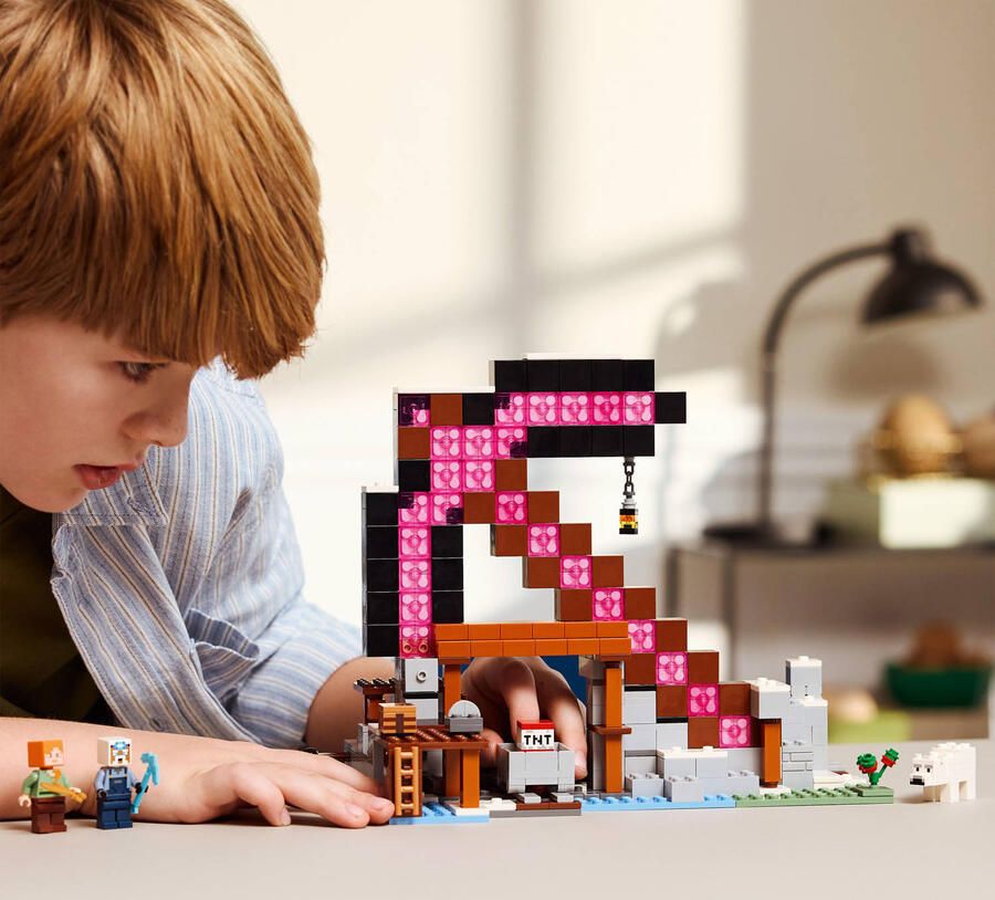 LEGO Minecraft De Pikhouweelmijn Gamingspeelgoed 21277 - Foto 2