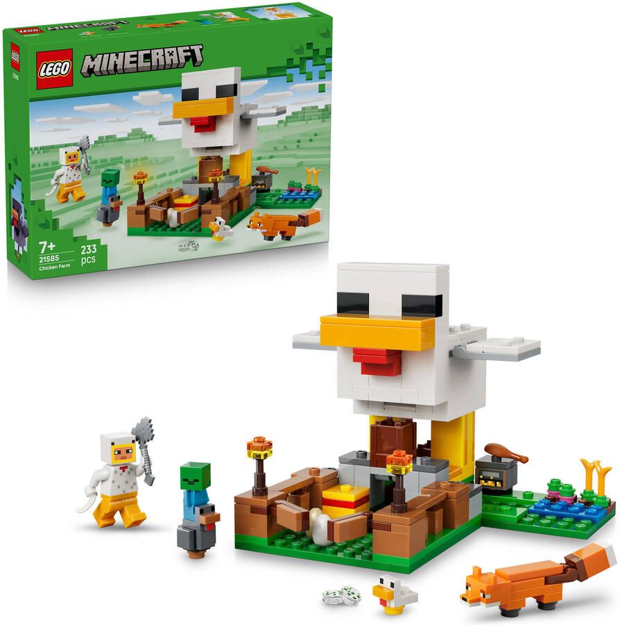 LEGO Minecraft Kippenboerderij Dieren Speelgoed 21585