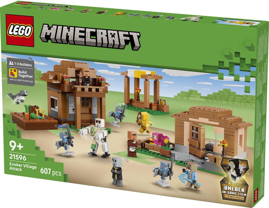 LEGO Minecraft 21596 de aanval van de tovenaar op het dorp - Foto 5