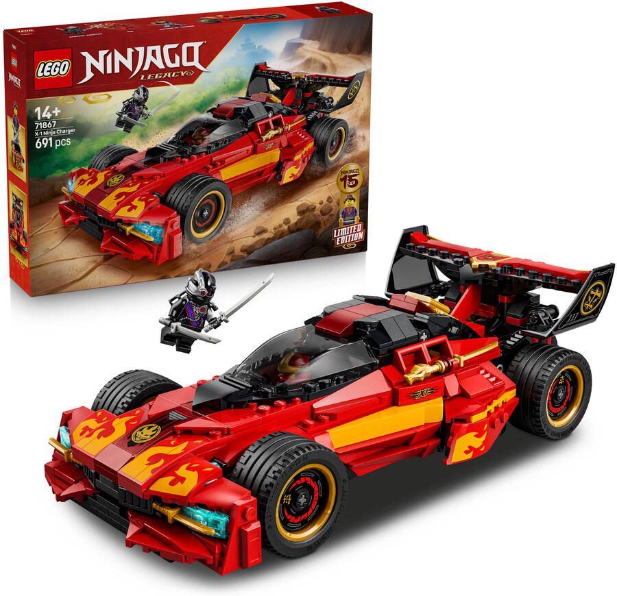 LEGO Ninjago 71867 15e jubileum van de X-1 ninja charger - Foto 2