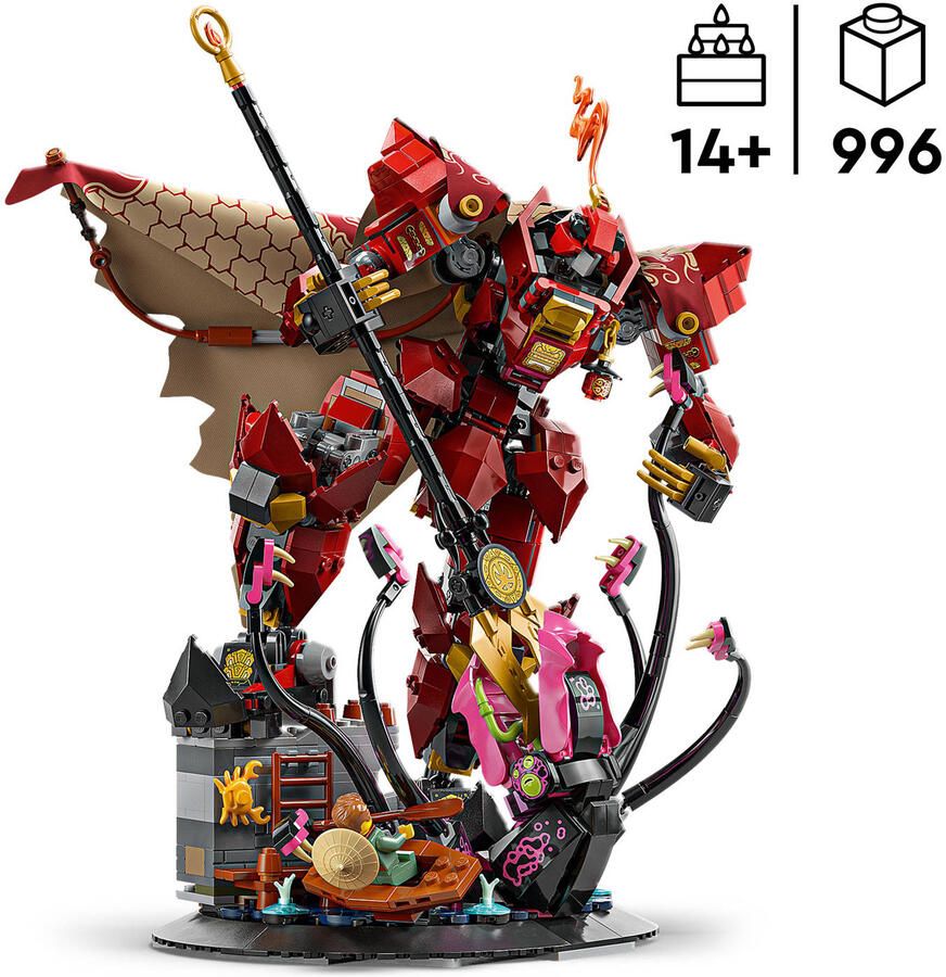 LEGO Ninjago De Vuurriddermecha Bouwset 71846 - Foto 2