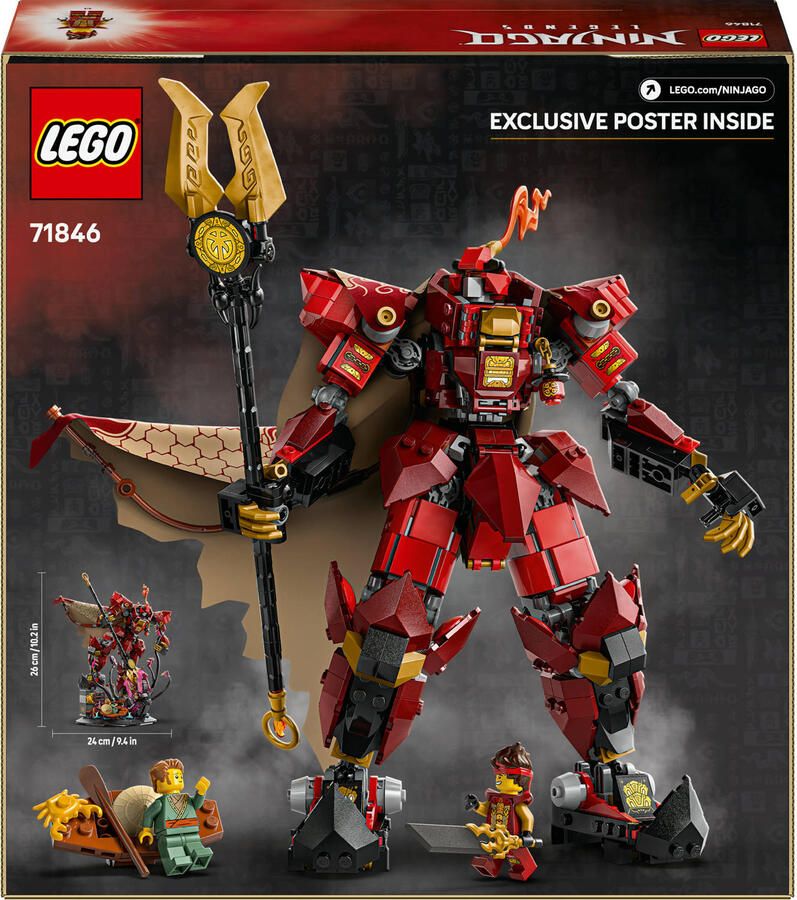 LEGO Ninjago De Vuurriddermecha Bouwset 71846 - Foto 3