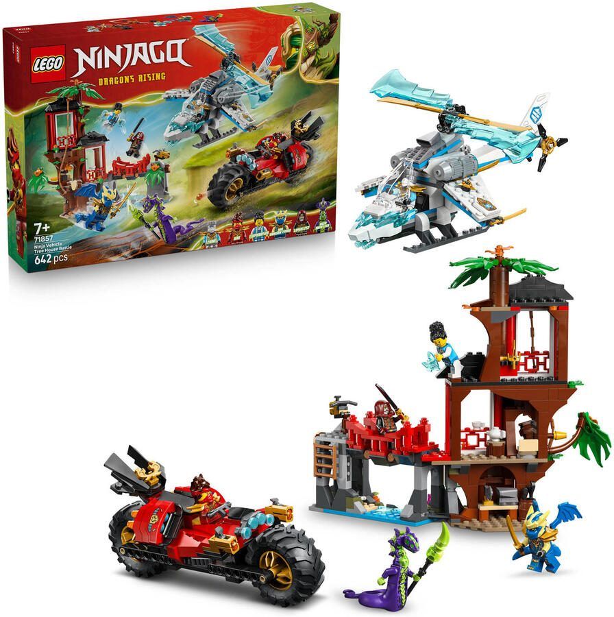 Lego Ninjago Ninjavoertuigen bij de boomhut 71857 - Foto 2