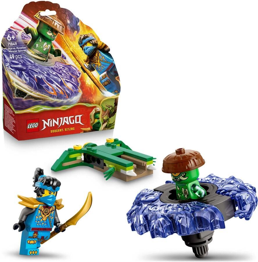 LEGO Ninjago 71849 Nya vs. Elementaire monster spinner