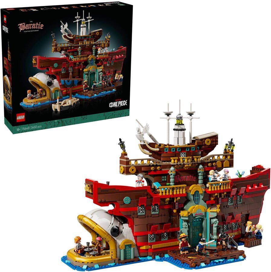 LEGO One Piece Het drijvende restaurant Baratie 75640